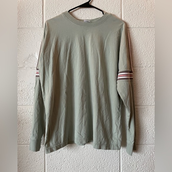 Urban Outfitters Other - Urban Outfitters Long - Sleeve Mint Green Shirt with Stripes Size Medium